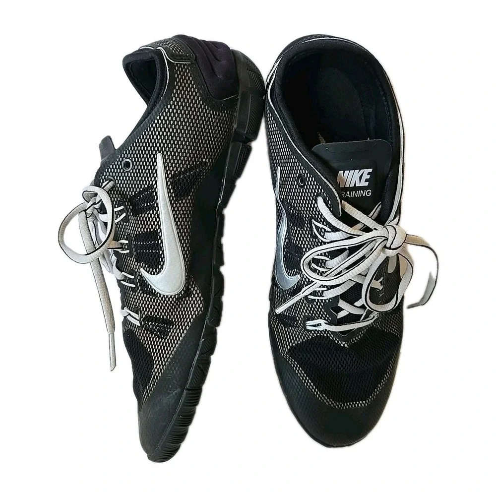 NIKE In Season‎ TR Training Black  Womens Shoes Athletic Mesh Logo Sz 10 Lace Up